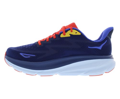 HOKA HOKA ONE ONE Clifton 9 Wide Mens Shoes Size 10, Color: Bellwether Blue