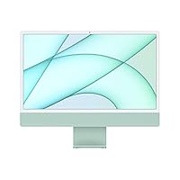 Apple 2021 iMac (24", M1 Chip mit 8‑Core CPU und 7‑Core GPU, Zwei Anschlüsse, 8 GB RAM, 256 GB) - Grün