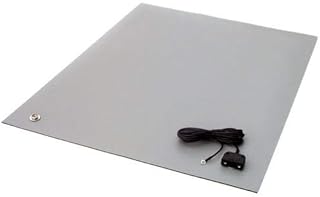 Transforming Technologies - MT3672GN - Dissipative 2 Layer Rubber Table Mat with Snap and Ground, Green, 36 x 72 x .080