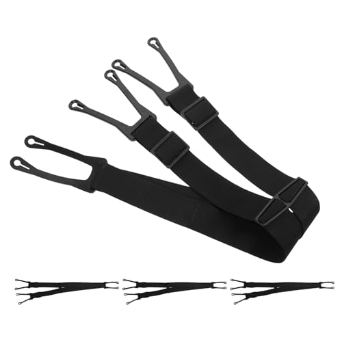 Suspenders de hockey sobre hielo XL elásticos y antideslizantes para pantalones 4 piezas