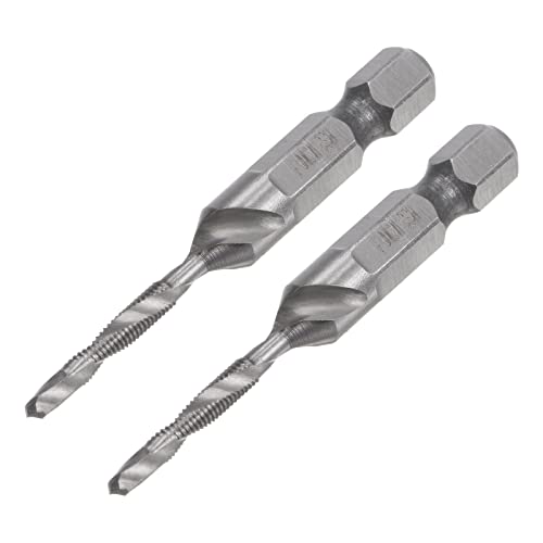 uxcell Combination Drill and Tap Bit, 1/4