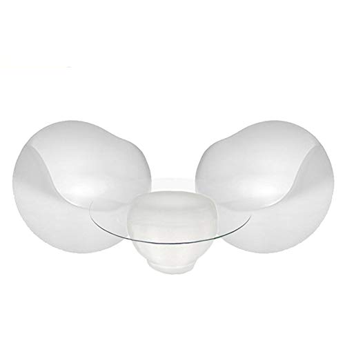 Conjunto de 2 sillones y 1 Mesa colección Ou con LUZ LED para Exterior - Interior Cover