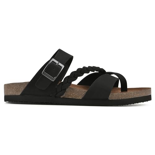 Image of White Mountain Women's Hazy Braided Footbed Sandal