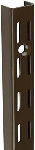 1M / 1000mm Brown Watson Twin Slot Shelving Upright