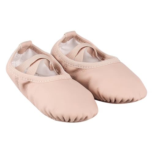 Girls Ballet Practice Shoes,Yoga Shoes for Dancing,Slippers for Kids Toddler4