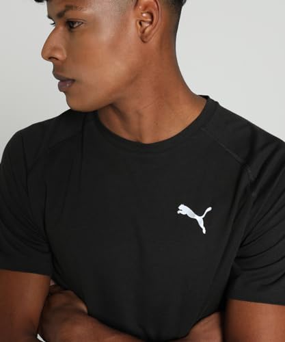 Image of Puma Men's Solid Regular Fit T-Shirt