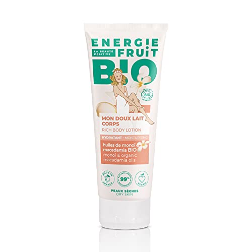 ENERGIE FRUIT | Leche corporal hidratante | Certificación BIO por Ecocert | Monoï y aceite de macadamia | Vegana | 200 ml Cover