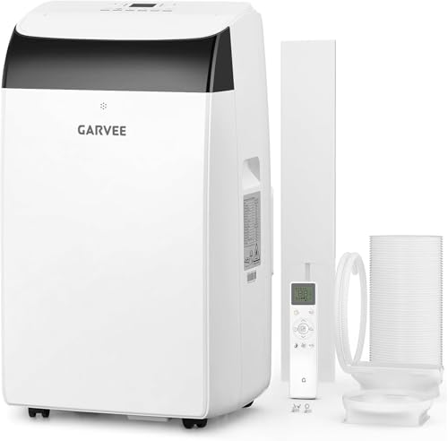 Image of Garvee 14000 BTU Portable Air Conditioner, 3-in-1 Portable AC with Cooling, Dehumidifier, Fan, Follow Me, 24-Hour Timer, Remote, Window Kit for Large Room, Bedroom, Home Office Use, 750 Sq. Ft, 115V | with Cooling, Dehumidifier, Fan, 24-Hour Timer, Remote, Window Kit for Large Room, Bedroom, Home Office Use, 750 Sq. Ft