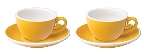 Loveramics - Egg Kaffee Tasse mit Untertasse - 2er Set - 150ml - Gelb Cover