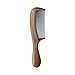 Produktbild Haarkamm Breite Zahnkamm Pro Natur Rind-Horn Grün Sandelholz Duftende Kamm Holzgriff Combs Haarpflege 18x4.3x1cm (Color : Black Brown)