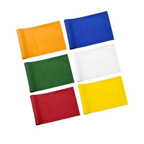 KINGTOP 6x8 in Golf Flag, 420D Nylon, Tube Inserted