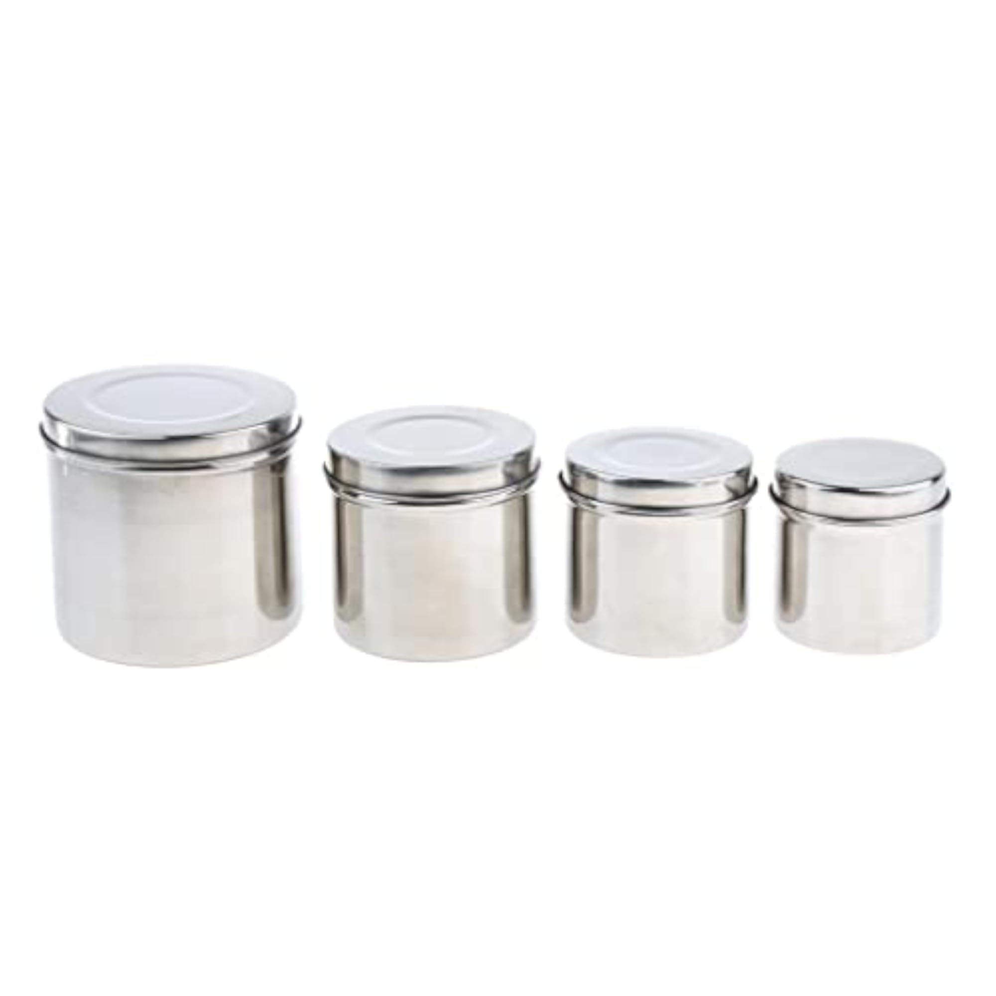 Stainless Steel Ointment Jar with Lid, 8cm