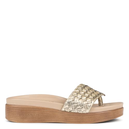 Image of Donald Pliner Women's Fifi Slide Sandals, Women's Summer Sandals, Women's Shoes, Comfortable Open-Toe Casual Flats