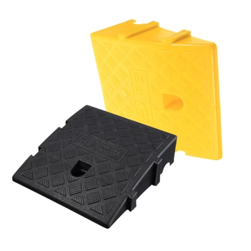 2pcs Rampas para Auto con Inclinación para Entrada, Rampas para Motocicletas y Cuadraciclos para Garage y Andén miniatura 1