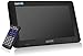 Garsent Televisor portátil de 11.6 Pulgadas, televisor LED pequeño con DVB-T/DVB-T2 Dos bocinas, baterías Recargables de 1500 mAh para el Dormitorio, Cocina.(EU)