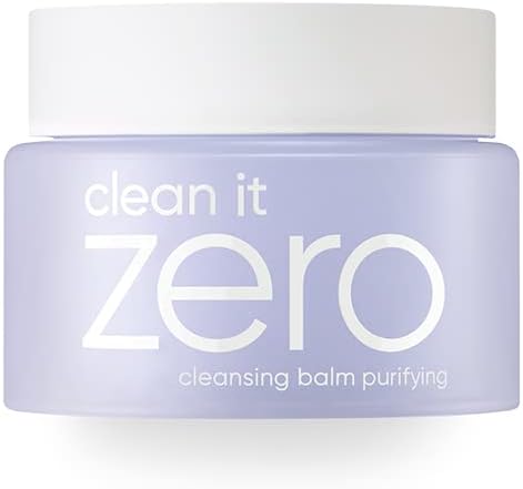 BANILA CO Clean It Zero Purifying Cleansing Balm Makeup Remover & Face Cleanser, Sensitive Skin, Balm to Oil, Double Cleanse, Acne, Breakouts, Redness