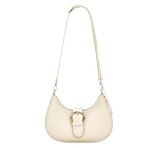 Luna Crossbody Bag for Women Small Crescent Shoulder Purse with Adjustable Strap Cute Mini Handbags for Going Out