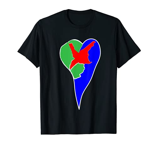 Heart Love Life peace party cool summer T-Shirt