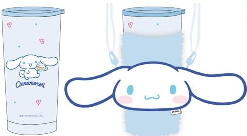 Sanrio Lisanslı Cinnamoroll Bardak, Dekoratif Kılıflı, 550 mL, Paslanmaz Çelik, MINISO