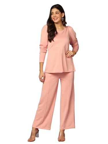 Image of DHRUVI Trendz Co ord Set for Women Stylish | Dress for Woman | Trendy Summer Casual Travel Outfit | A Line Dresses for Women | Western Stylish Midi Party Dress Outfits