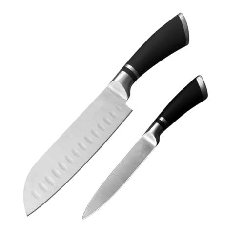 Image of Knife, Butcher Knife, Meat Cleaver Knife Chopping, Cooking Chef Butcher Knife, Sharp Santoku Knives, Kitchen Tools Utensils Nakiri, Blade 12 in (Pack of 2)