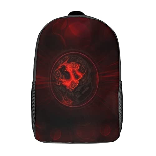 Sac d'école pour voyages scolaires et loisirs ados rouge