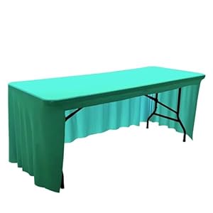 HKYBCF Spandex-Stretch-Tischdecke 1,8 m bis 2,4 m