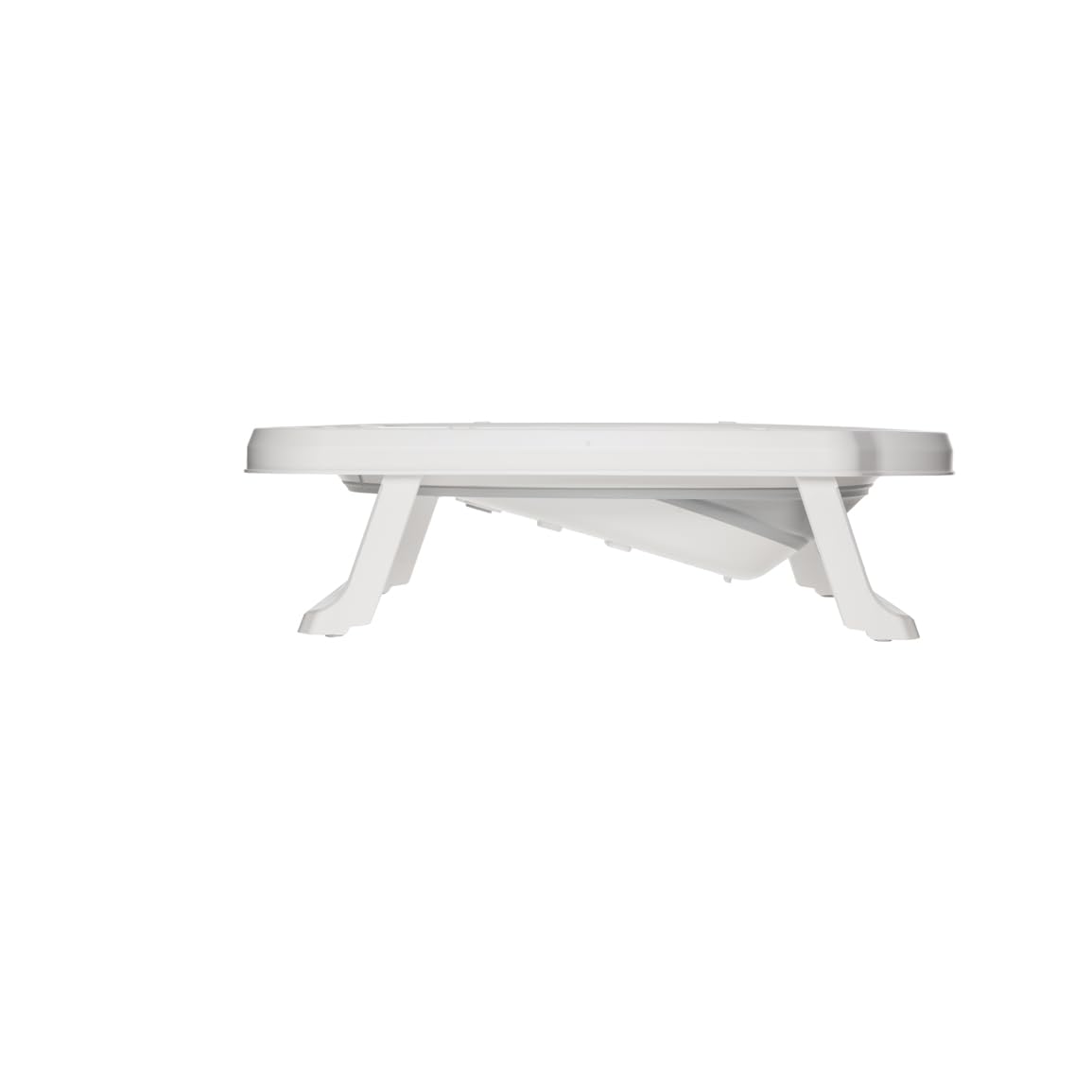 Keeeper Baignoire pliable pour bébé, pieds antidérapants, 48 x 82 x 23,5 cm, capacité 33 l, gris