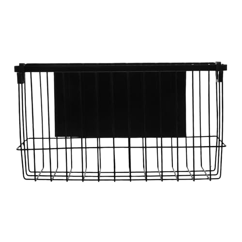 SILENRADAWN Estante Magnético para Especias de Hierro Negro Almacenamiento Práctico para Nevera, Organizador Compacto para Cocina y Estantes Magnéticos Resistentes