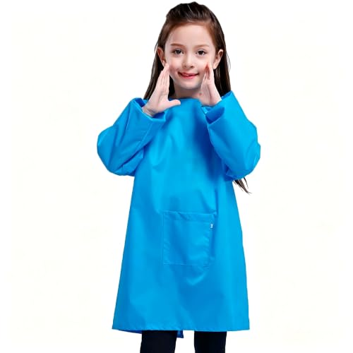 Tablier imperméable art enfant peinture filles garçons 8-12 ans