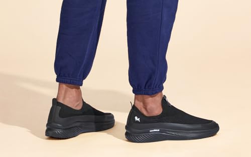 Image of Neeman's Ease Walk Slip Ons for Men | Shoes for Men | Walkers, Walking Shoes | Trendy Stylish Comfortable Shoes | Flexible, Breathable Lightweight Shoes for Men