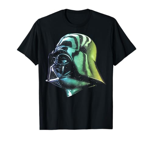 T-shirt Star Wars Vader Head en coton avec imprimé espace