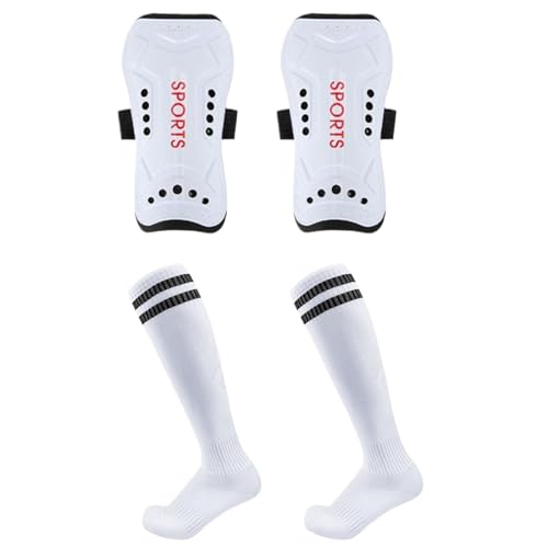 Shin Guards Fútbol Juvenil Fútbol Juvenil Shin Guards, Almohadilla de Fútbol de Fútbol Transpirable Cómodo Protector de Espinilleras, Equipo de Fútbol Protección de Terneros, Mangas de Fútbol para