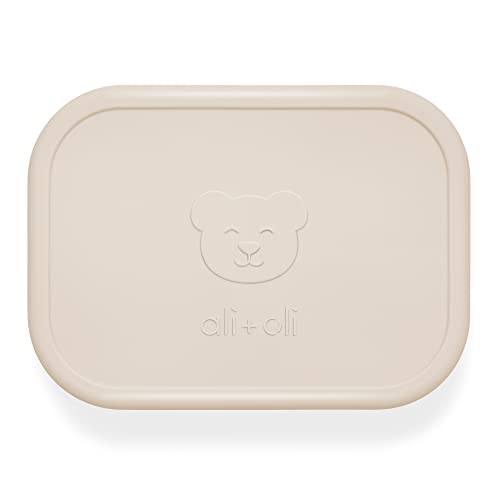 Ali+Oli Leak Proof Bento Box (Coconut) Food-Grade Silicone Bento Box, Bpa, Phthalate, Lead, & Pvc Free - Bento Lunch Box For Kids And Adults - Leak Resistant Sets With Lids Container #TOP3