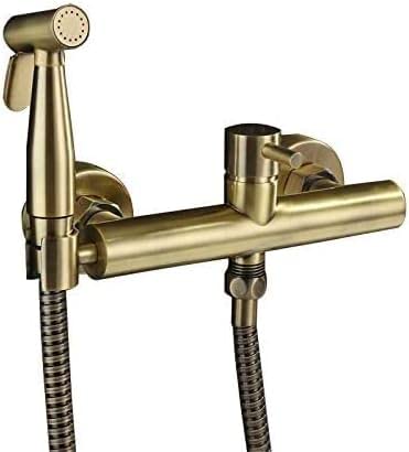 Ensemble de robinets de bidet muraux robustes avec jet à deux fonctions