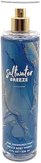 Bath & Body Works Saltwater Breeze Fine Fragrance Mist 8 Fluid Ounce Spray (Packaging As Pictured)