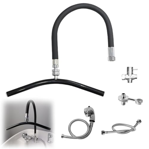 Head SPA Estante De Circulación De Agua, Marco de Equipo de Spa Head Ajustable Cabezal De Ducha para Lavabo De SPA Accesorios para Cama de Champú para Peluquería Equipo Salón Masajes