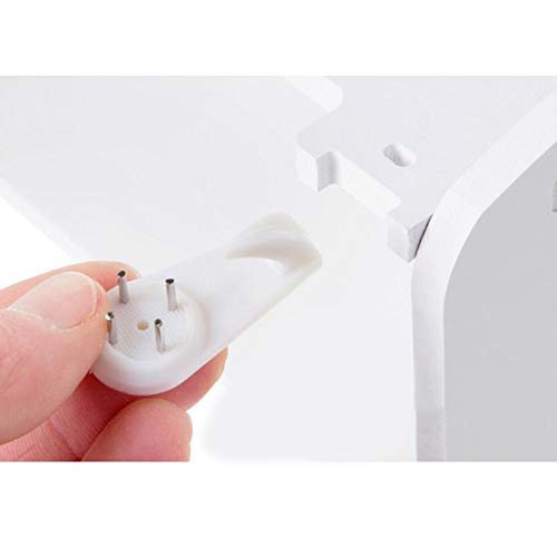TV-Decken-Wandhalterungen Regal Set-Top-Box Router-Halterung Wand-Aufbewahrungs-Trennwand Spleiß-Trennwand, weißes funktionales Aufbewahrungsregal