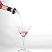 Tiger Chef 1 OZ Measured Liquor Pourer Tail with Collar Liquor Spout Pourer (Pack of 12)