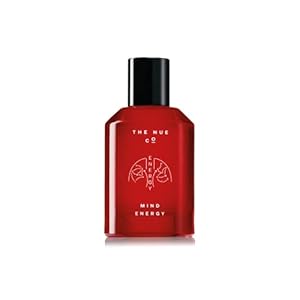 The Nue Co. MIND ENERGY Instant Stress Relief Unisex Fragrance – Clary Sage, Juniper, Pink Peppercorn + Clove – Vegan 50mL / 1.69 oz