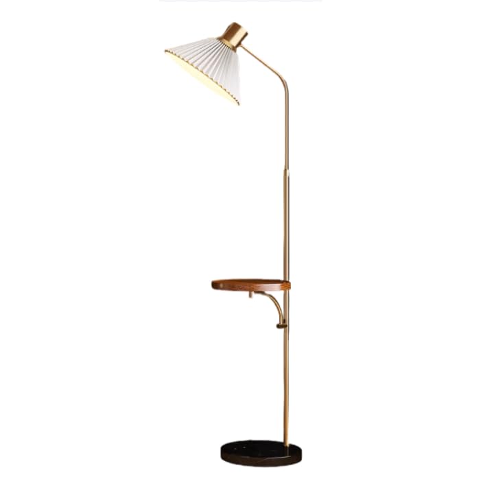 Elegancia atemporal en cobre puro con la lámpara de pie vertical de estilo nórdico