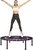 DARCHEN 350lbs Rebounder Mini Trampoline for Adult, Indoor Small Trampoline for Exercise Workout Fit