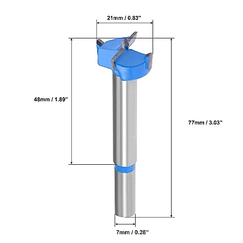 MACHSWON Forstner Drill Bits Tungsten Carbide Wood Hole Saw Opener Positioning Drill Bit 21mm Woodworking Hinge Drilling Bit Cutter - Image 3