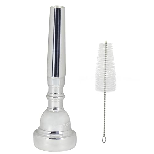 Danchet Silver Plated 7C Trumpet Mouthpiece - Trumpet Musical Instrument Accessories - For Beginners...