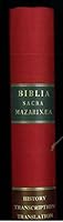 The Gutenberg Bible - A Commentary, Historical Background, Transcription, Translation. 2 volumes. 2905699051 Book Cover