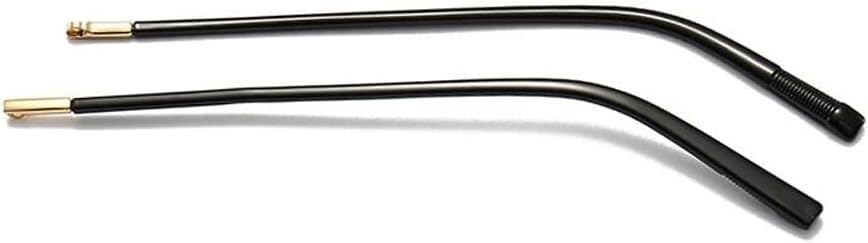 Lunettes de remplacement temple bras jambes en métal noir doré