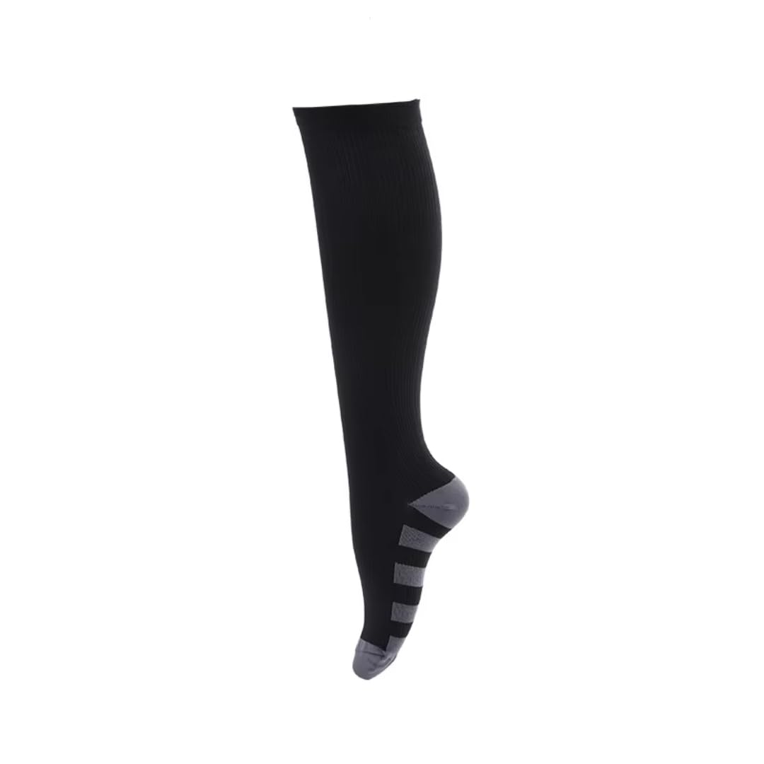 Calzini a compressione in nylon di cotone | Calcio multicolor di dimensioni multiple