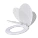 Produktbild vidaXL Toilettensitz MDF Absenkautomatik Deckel WC Sitz Toilettendeckel Weiß
