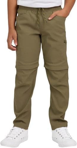 Eddie Bauer Youth Convertible Pull-On Water-Resistant Pants, Green, Large (14/16)
