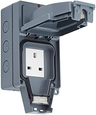 Schneider Electric - Lisse Weatherproof (LWP) Full IP66 rating, maintained when fully in use - Wiring Devices Conduit access for either 20mm or 25mm round conduit - - LWP3010E
